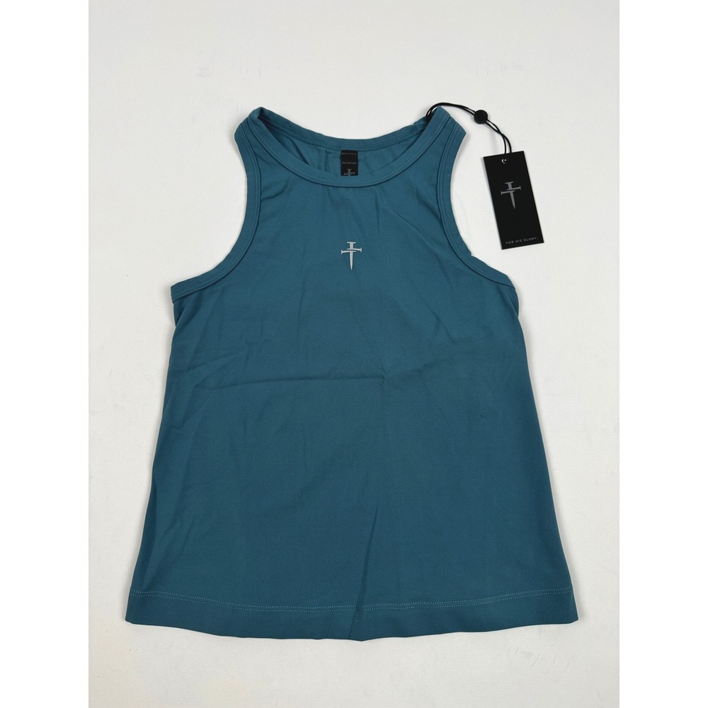 Three Nails Nova Tank Cross Teal XS